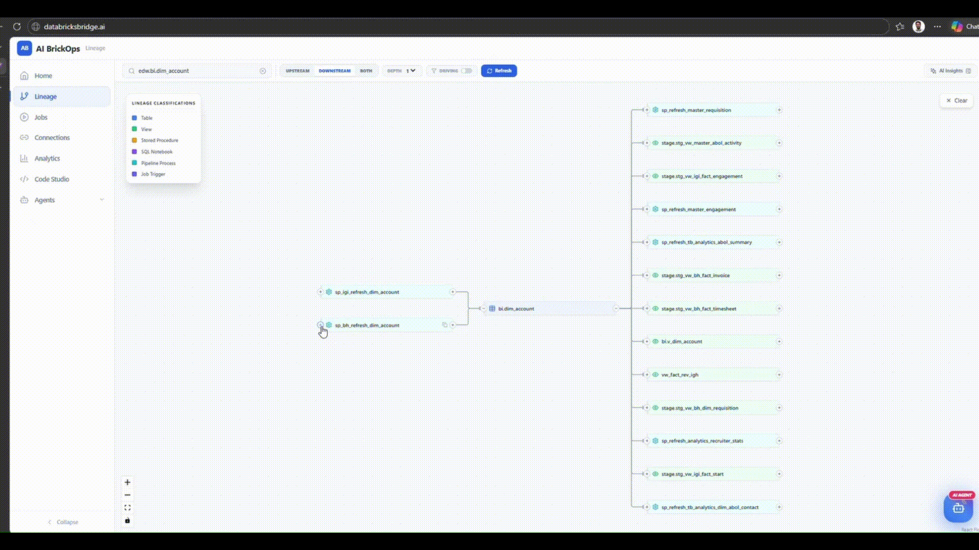AI-Driven Lineage Tool in Action